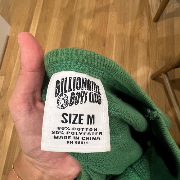 Billionaire Boys Club Forest Green Crewneck Sweatershirt - Picture 6 of 8